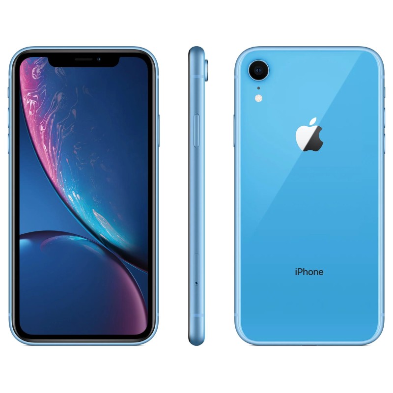 Walmart Family Mobile Apple iPhone XR, 64GB, Blue- Prepaid Smartphone