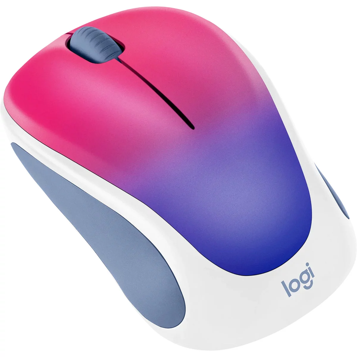 Logitech Design Collection Wireless Mouse, Blue Blush