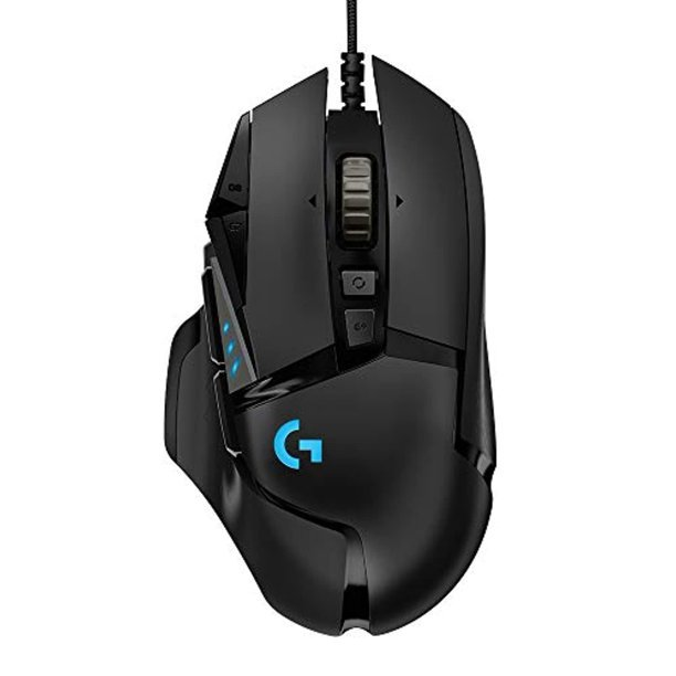 Restored Logitech G502 Hero High Performance Gaming Mouse Black (Refurbished)