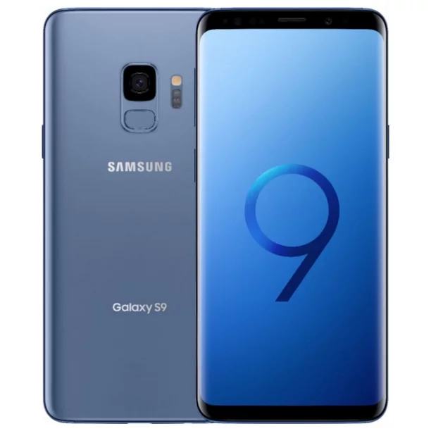 Restored Samsung Galaxy S9 - 64GB - Coral Blue - Fully Unlocked - Android Smartphone - (LCD Shadow) (Refurbished)